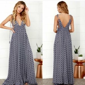Lulus field day maxi dress